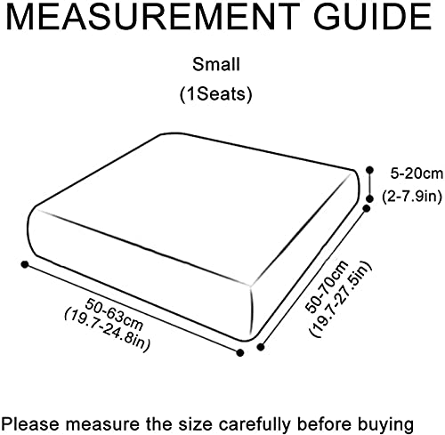Elover Sofa Sitzkissenbezug-Hochelastischer Sitzbezug,Wohnzimmer Sofa Sitzbezug Möbelbezug rutschfest und weich, mit elastischem Boden