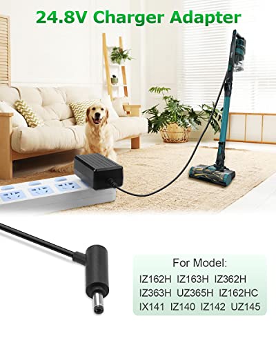 24.8V Charger For Shark Rocket Pro Dk33-248080H-U Pet Pro Iz362H Iz163H Iz162H Iz363H Uz365H Ix141 Iz140 Iz142 Uz145 Iz162Hc Xbchgx140 Xsbt620 Stick Vac Vacuum, Shark Vacuum Replacement Cord 24.8V #TOP2