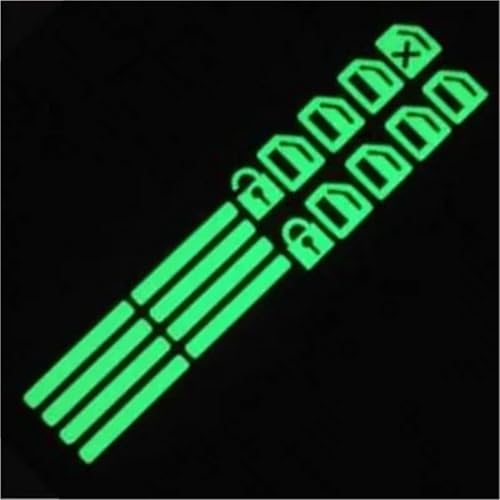 Stickers boutons autocollant lumineux bouton fenêtre voiture fluorescent
