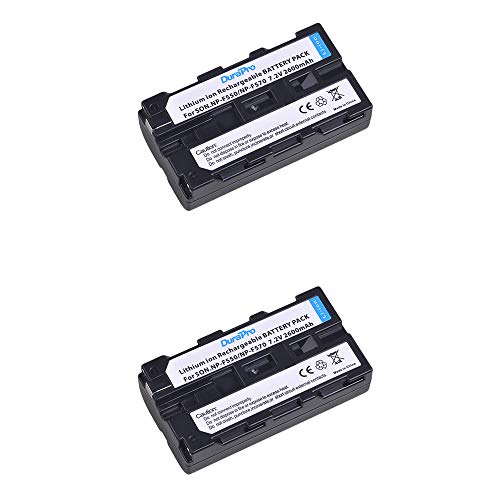 DuraPro 2 Stück NP-F550 NP F550 Akku + Dual USB Ladegerät für Sony NP-F330, NP-F530, NP-F570 Akku und Sony CCD-SC55, TR516, TR716, TR818, TR910, TR917, CCD-RV100 Kameras - Image 3