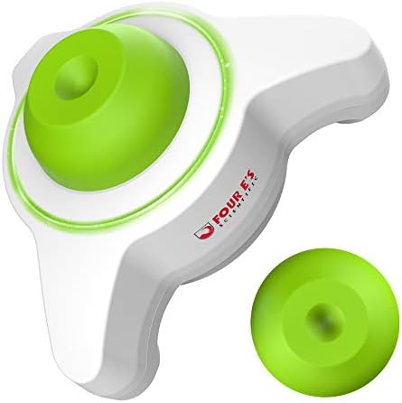 Mini Vortex Mixer with Extra Interchangeable Silicone Cap, 5600rpm, Lab Vortex Shaker with USB Interface for Charging, Touch Function, 6mm Orbital Diameter, Green