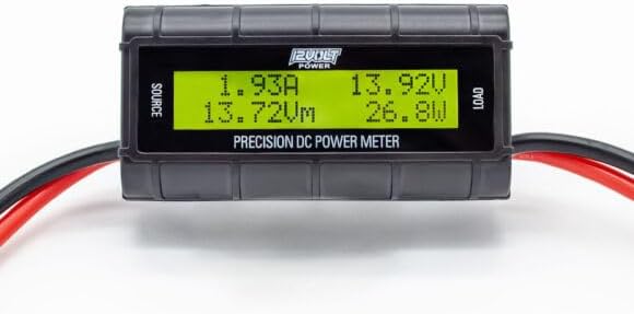Precision DC Power Meter – Watt Meter and Power Analyzer with Powerpole Connectors