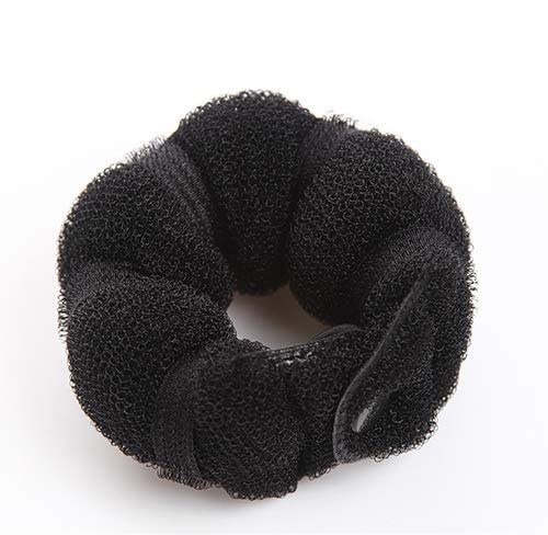 Dnhcll Set Of 2 Black Magic Hair Styling Styler Hot Hair Donut Bun Ring Styler Maker For Women Lady Girls (1 Large+1 Small) #TOP1