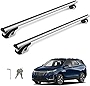 AUTOSAVER88 Roof Rack Cross Bars Compatible with 2010-2022 Chevy Equinox GMC Terrain Crossbars, Raised Side Rail Needed Rooftop Aluminum Luggage Cargo Carrier Bag Bike 150 lbs Load Capacity