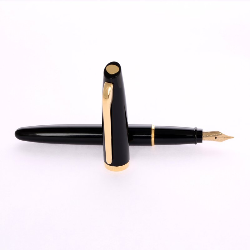 Aurora E12-DN penna stilografica Nero, Oro