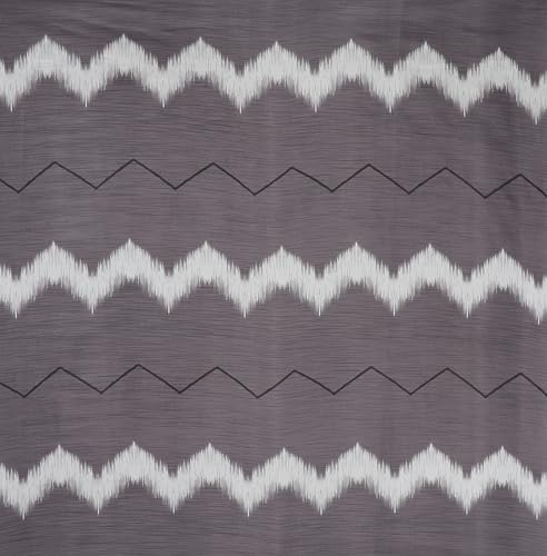 Image of KAWI Super King Glace Cotton Bed Sheet with 2 Pillow Covers fits up 8 inch Mattress for-84 inchx74 inch Size and Also fit for 78 inchx72 inchx12 inch -Dark Gery Floral Print 200TC