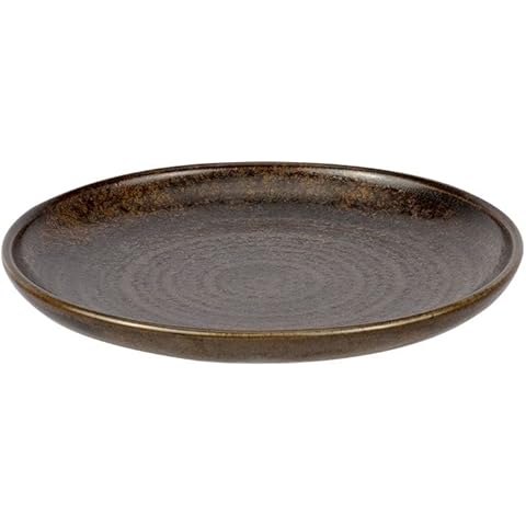 Bon Chef 2200021P Tavola Eros Reactive Black 8 In Side Plate - 12 / CS Cover