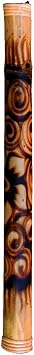 Bamboo Rain Stick, Rain Maker 24" burned