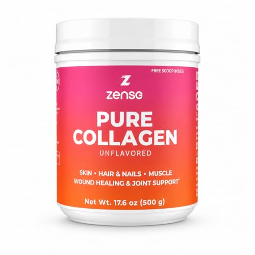 Hydrolyzed Collagen Powder for Women & Men – Organic Type I & III Bovine Collagen Peptides, High Protein – For Bone Strength, Joint Support, Healthy Hair & Glowing Skin - Colágeno Hidrolizado (500 g)