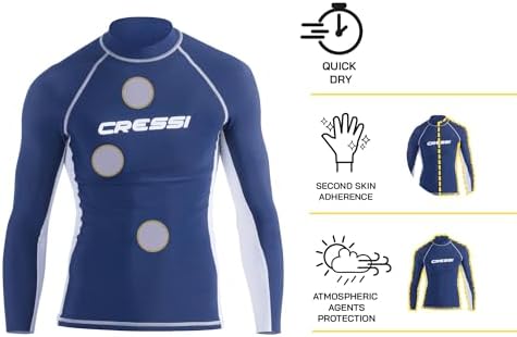 CRESSI Rash Guard Man heren Rash Guard (1-Pack