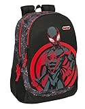 MILES MORALES - Mochila Escolar Infantil, Ideal para Niños de Diferentes Edades, Cómoda y Versátil, Calidad y Resistencia, 32x16x44 cm