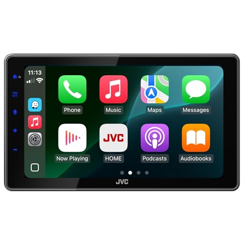 JVC KW-Z900W 9 Inch HD Touchscreen Car Stereo, Wireless Apple CarPlay Android...