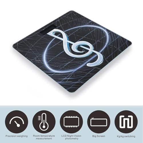 Báscula Digital de Baño Precisa con Plataforma Amplia miniatura 3