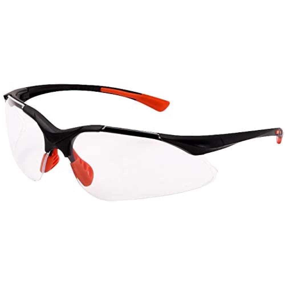 Boxer Clear Glass Safety Glasses, steel