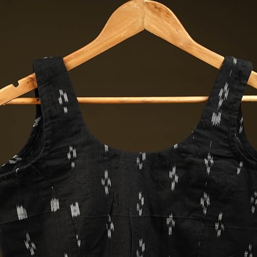Image of Women's Sambalpuri Ikat Handloom Unstitched Cotton Blouse Piece Ethnic Wear