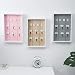 Vosarea - Caja de Madera para Llaves de Pared con 6 Ganchos...