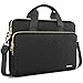DOMISO Laptoptasche 17 zoll Laptop Hülle Tasche Kompatibel mit 16+ zoll 17-17,3 zoll HP Dell ASUS Lenovo Chromebook Notebook Schutzhülle,Laptophülle Damen Sleeve mit Schultergurt,Schwarz