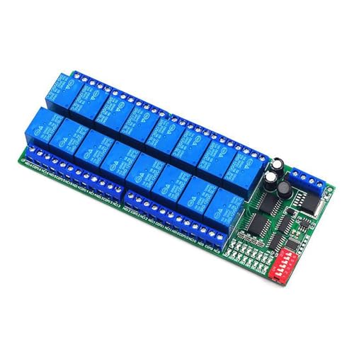Module de relais RS485 intelligent DC12V 32 canaux RTU pour automatisme de moteur électrique