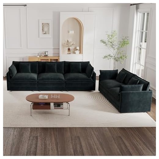 Luxury 2 Piece Cloud Couch Set