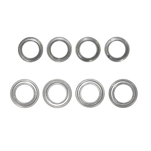 Rodamientos de bolas sellados para coche RC Xinlehong 9125 9155 y Hosim 1/10 1/12 juego de 8 uds
