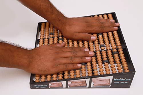 Image of Manav Acupressure Magnetic Health Care Roll Therapy with 20 Magnets Foot Massager (Yellow)