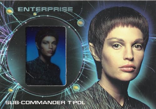 T'Pol Jolene Blalock trading card Enterprise Star Trek #G2 Gallery Insert 2003
