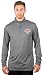 NBA New York Knicks Men's Quarter Zip Pullover Shirt Athletic Quick Dry Tee, Large, Charcoal