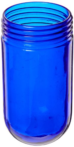 Image of RAB Lighting GL100B 100 Series Vaporproof Threaded Glass Globe, 100W Power, Blue