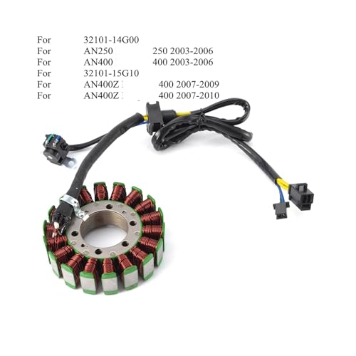 Bobinas de estator de motocicleta para AN250 y AN400 modelos 2003 a 2006 3