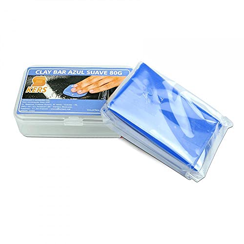 Barra Descontaminante Clay Bar Mágico Azul Suave 100g Kers