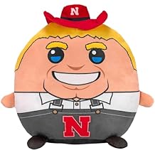 Bleacher Creatures Sleep Squad Nebraska Huskers Herbie 12" Mascot Kiri Cloud Plushie - القطيفة الجامعية الرسمية