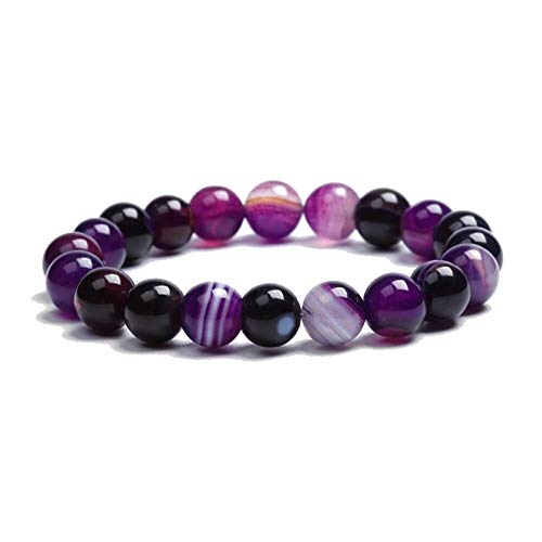 Shop - Armband Spiritualität aus Achat violett Cover