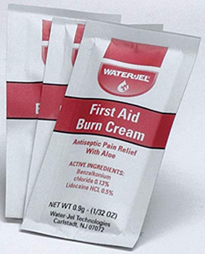 First Aid Burn Cream, Antiseptic Burn Relief, 0.9 Gm Packets, 25 Pack, Ms-60765 #TOP4