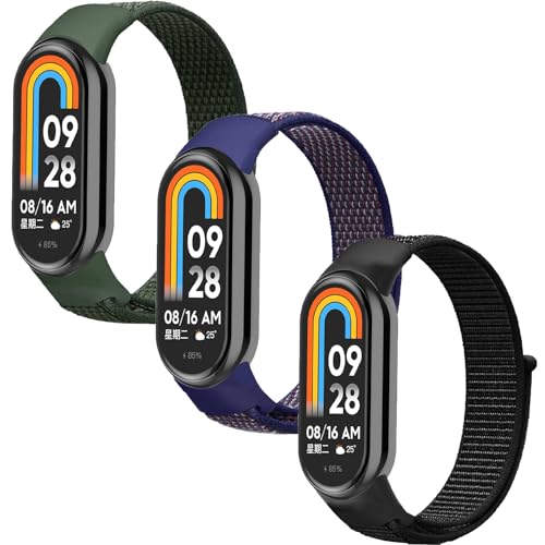 [EIHAIHIS] y3zfor Xiaomi Smart Band 10/9/8 iCoh Rp`u VI~ X}[goh10/9/8 ւoh TCY߉\ }WbNe[v ʃt@Xi[^Cv _炩 ʋC E֗ Y