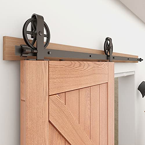228cm/7.5FT Schiebetür Barn Holz Tür Schiebetürbeschlag Set Schiebetürsystem/sliding barn door hardware