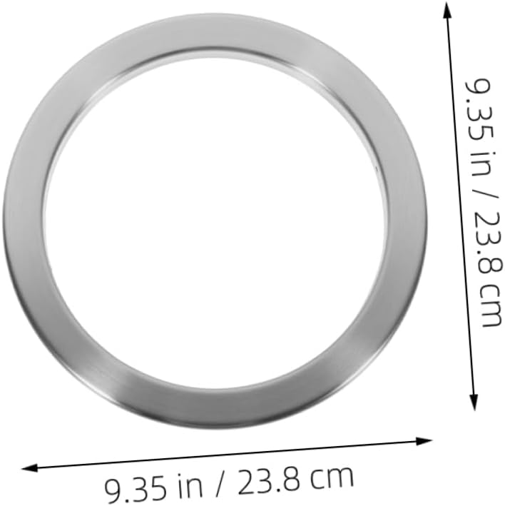 Cabilock 238a Stainless Steel Trash Chute Grommet Round Kitchen Countertop Grommet for Waste Disposal Easy Installation Embedded Design for Stability Decorative Functional Trash Chute