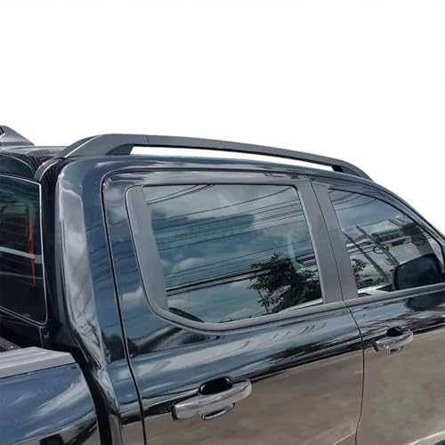 Barras de techo de aluminio negro para rieles de Ford Ranger T9 2023-2024 5