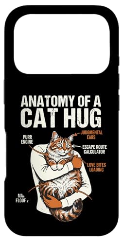 Anatomy of a Cat Hug Funny Feline Owner ���[���A�f�U�C�� �X�}�z�P�[�X iPhone 17 Pro �p