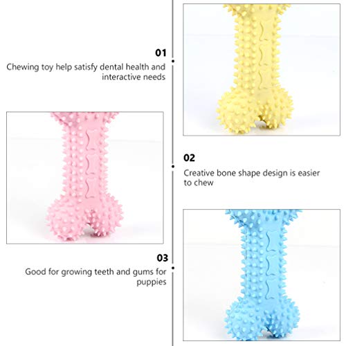 Balacoo 3 Pecas Mastigar Brinquedos Para Animais De Estimação Brinquedo Para Mastigar Cachorrinho Ma