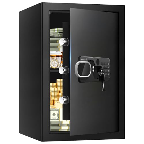 Large Fireproof Safe with Alarm and Programmable Keypad