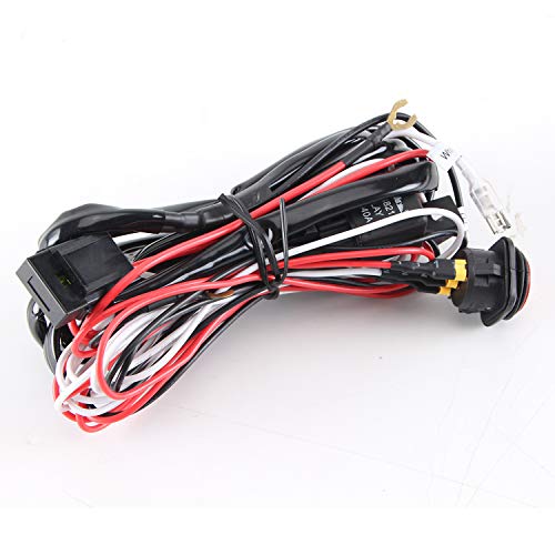 Glotech Led Spot Work Light (Wireless Remote Wiring Harness (2 lead))
