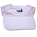 Southern Marsh, Seersucker Visor, Pink Stripe with Navy, One Size