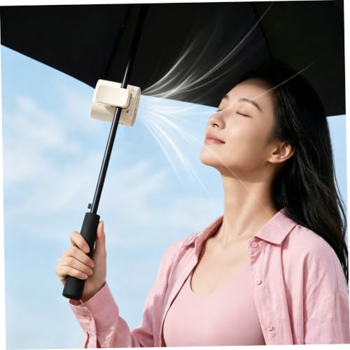 Aire acondicionado portátil tipo mini ventilador con clip y pantalla LED 4