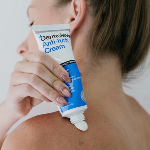 Image of Dermeleve Dermatologist Recommended Steroid Free Anti-Itch Cream - Extra Strength, Safe, Full Body Itch Relief | 2 oz (2 Pack)