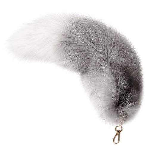WORUIB Therian Tail Furry Tail Attachment for Cosplay and Roleplay Adjustable Strap Design Lightweight Fox Tail Accessory with Secure Fastening