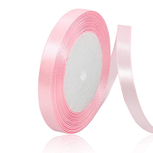 Xmasold Hellrosa 10mm Satinband 22m