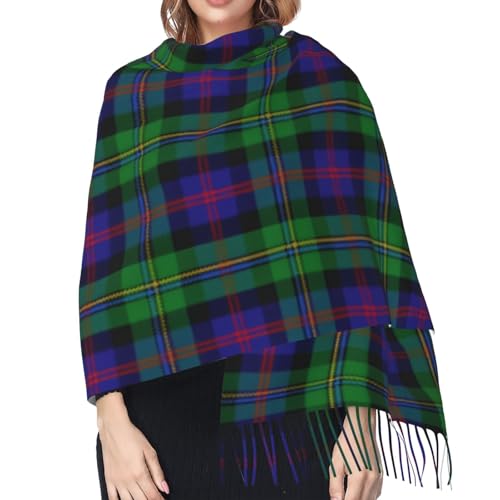 Scottish Clan Rose Hunting Tartan Plaid Imitation Cashmere Tassel Scarf Winter Scarf Autumn Softest Classic Warm4