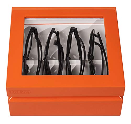Image of OYOBox Mini Luxury Eyewear Organizer, Wood Display Box for Glasses + Sunglasses