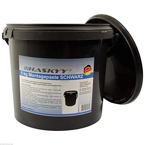 5kg Negro Pasta Montaje Neumático Pasta Montaje Neumático Pasta de Montaje Montagewax Cera de Montaje de Neumático Goma