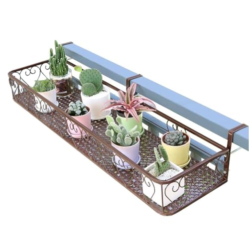 Support de pot de fleurs suspendu en acier robuste au design épuré et durable